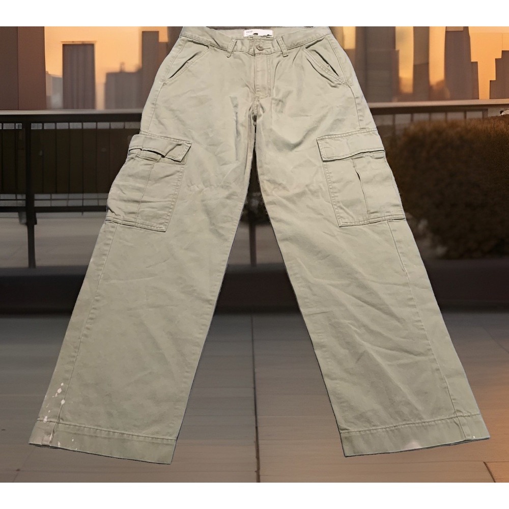 Levis Cargo Pants Mens 31x31 Beige Vintage Loose Straight Baggy Y2K Skate Hong K